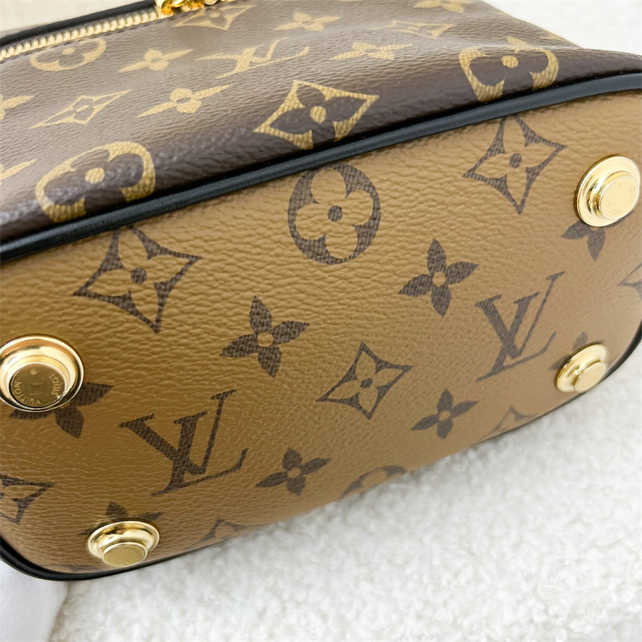 LV Vanity PM in Monogram Canvas and Black Trim