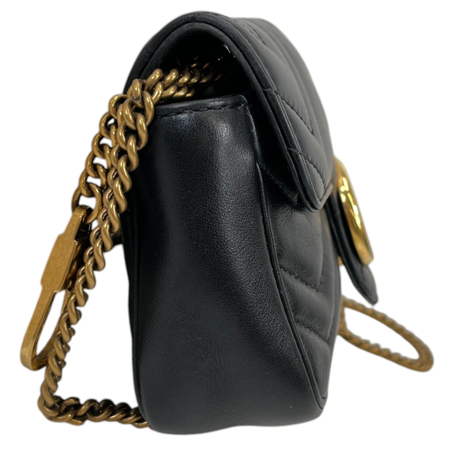 Women's Gg Marmont Super Mini Bag Black