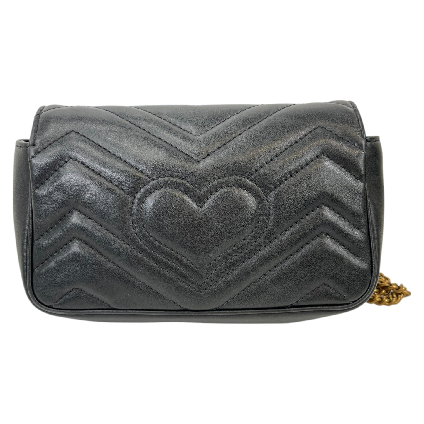 Women's Gg Marmont Super Mini Bag Black