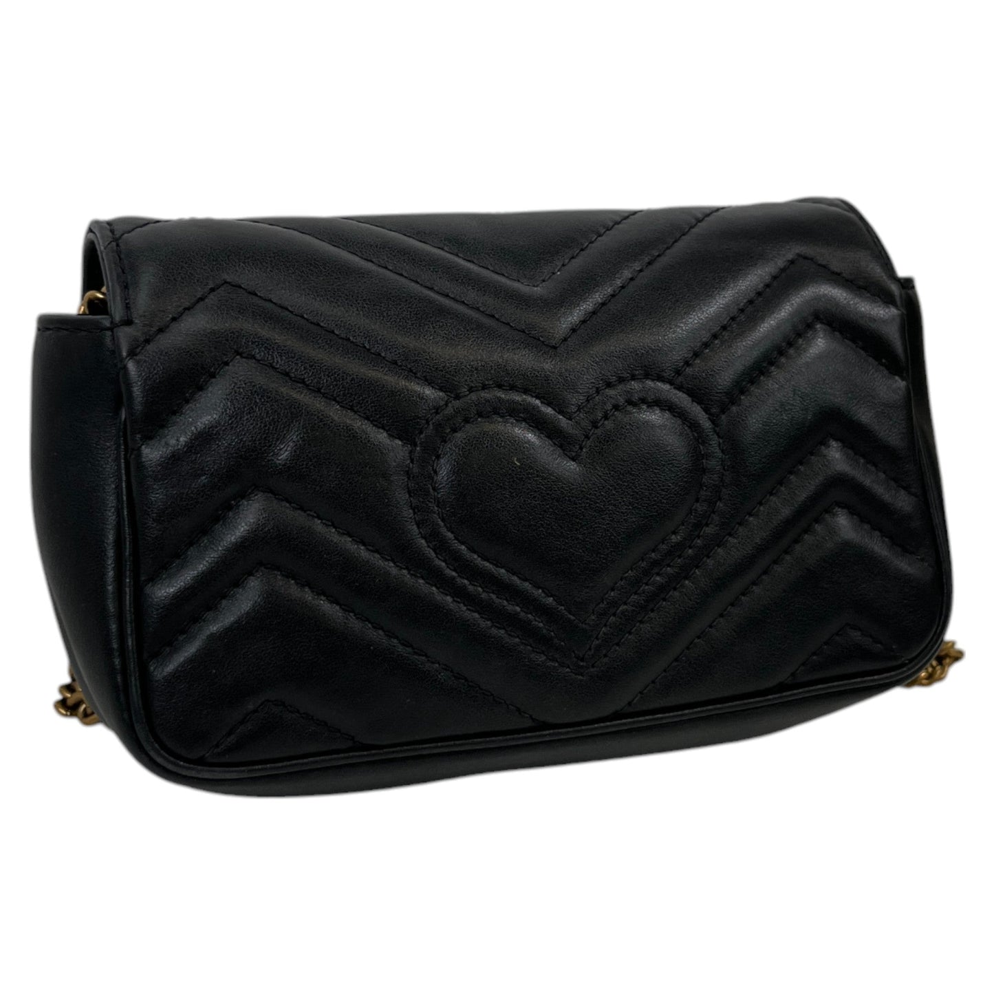 Women's Gg Marmont Super Mini Bag Black