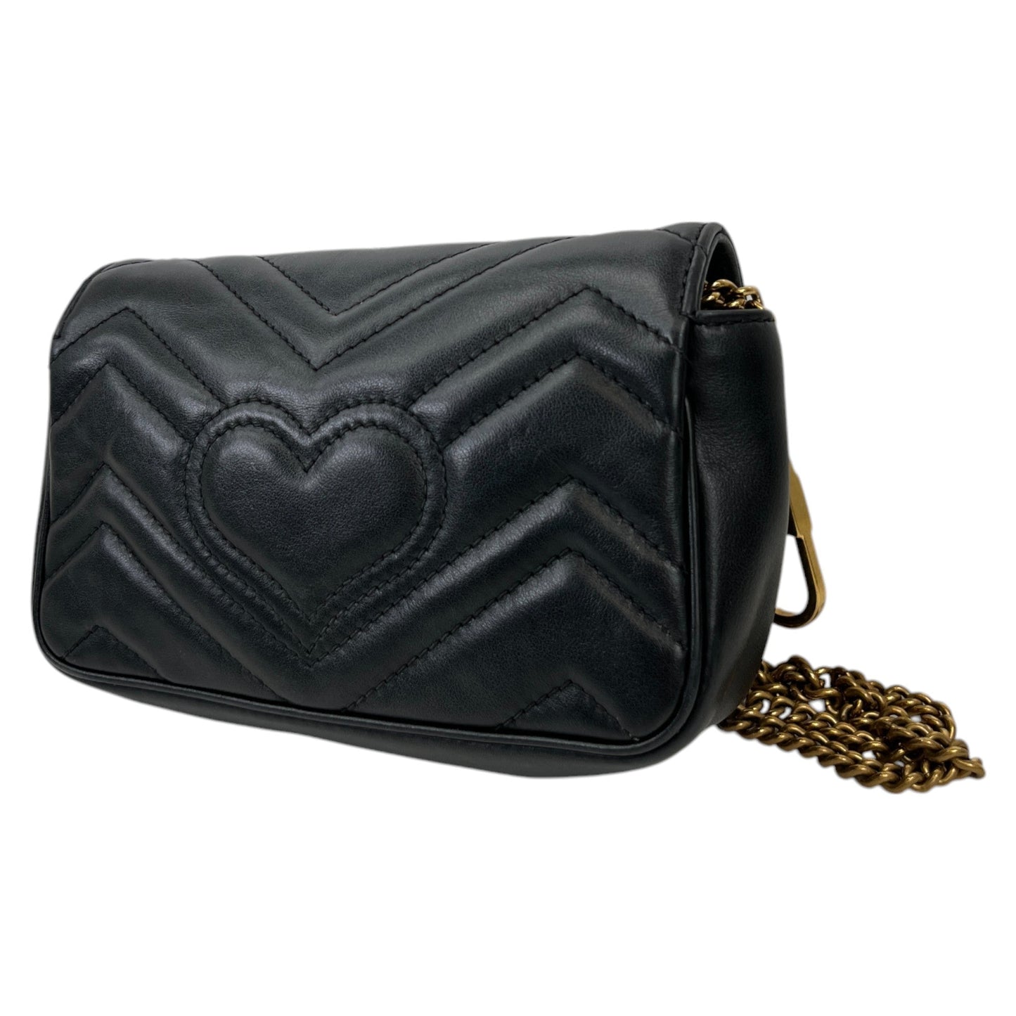 Women's Gg Marmont Super Mini Bag Black