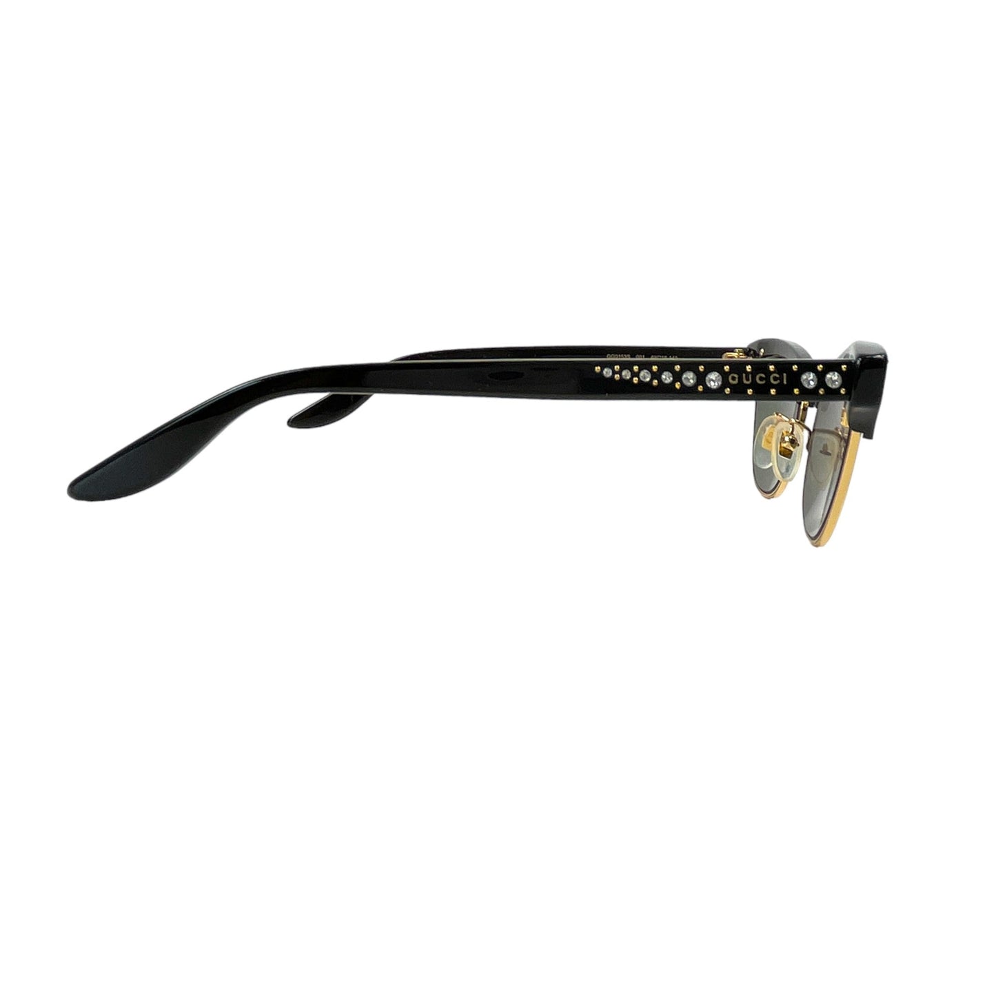 Women's Gg0153S 001 Crystal Sunglasses Black