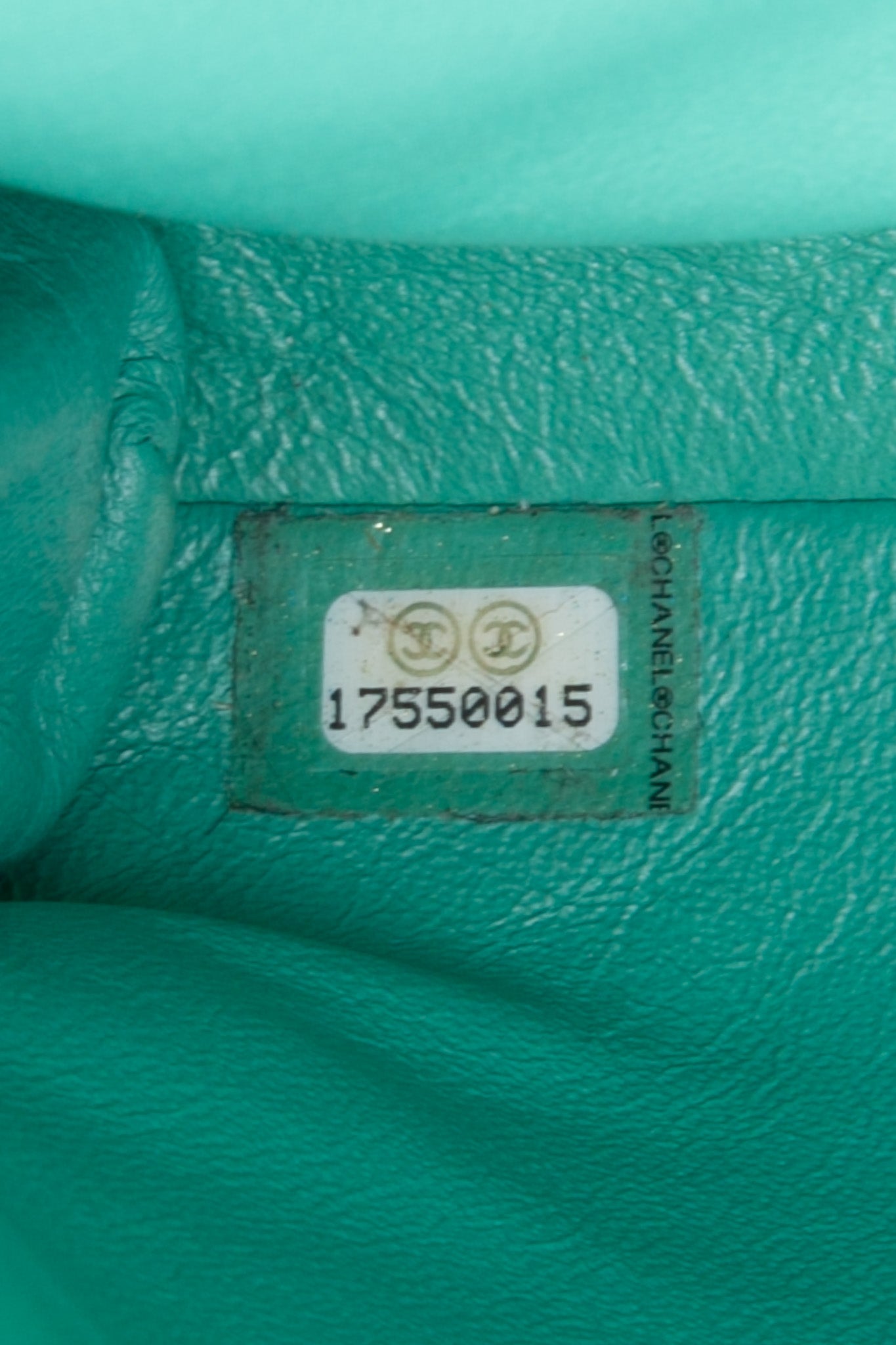 CHANEL Timeless Clutch On Chain Patent Leather Green