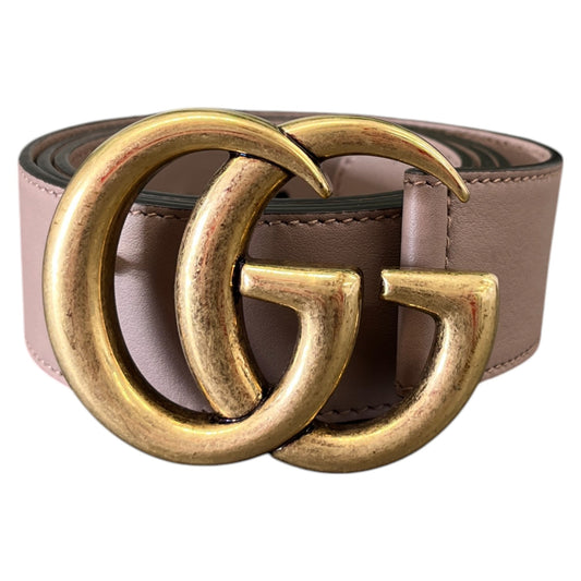 Women's Gg Marmont Belt Nude Size 85CM / UK 10