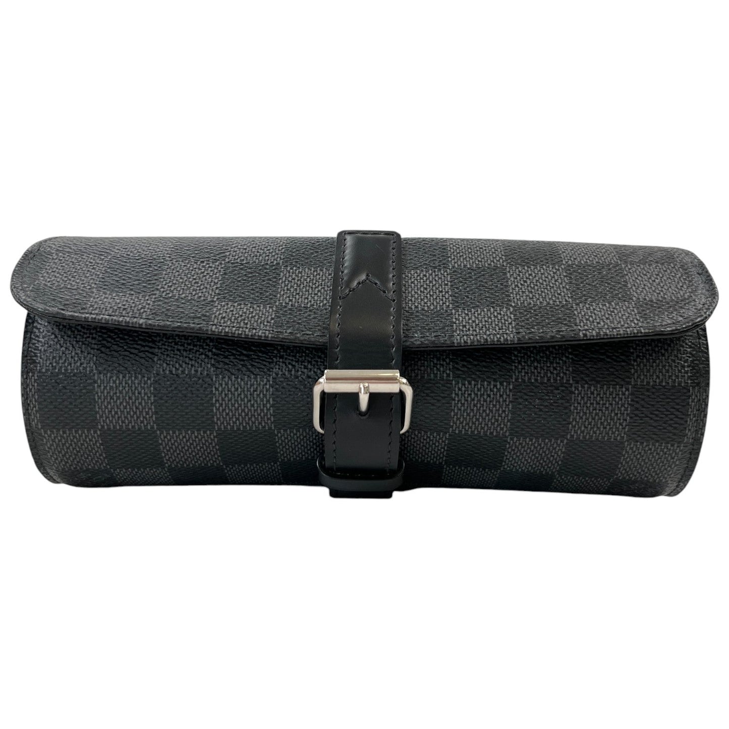 Men's Damier 3 Watch Case Black