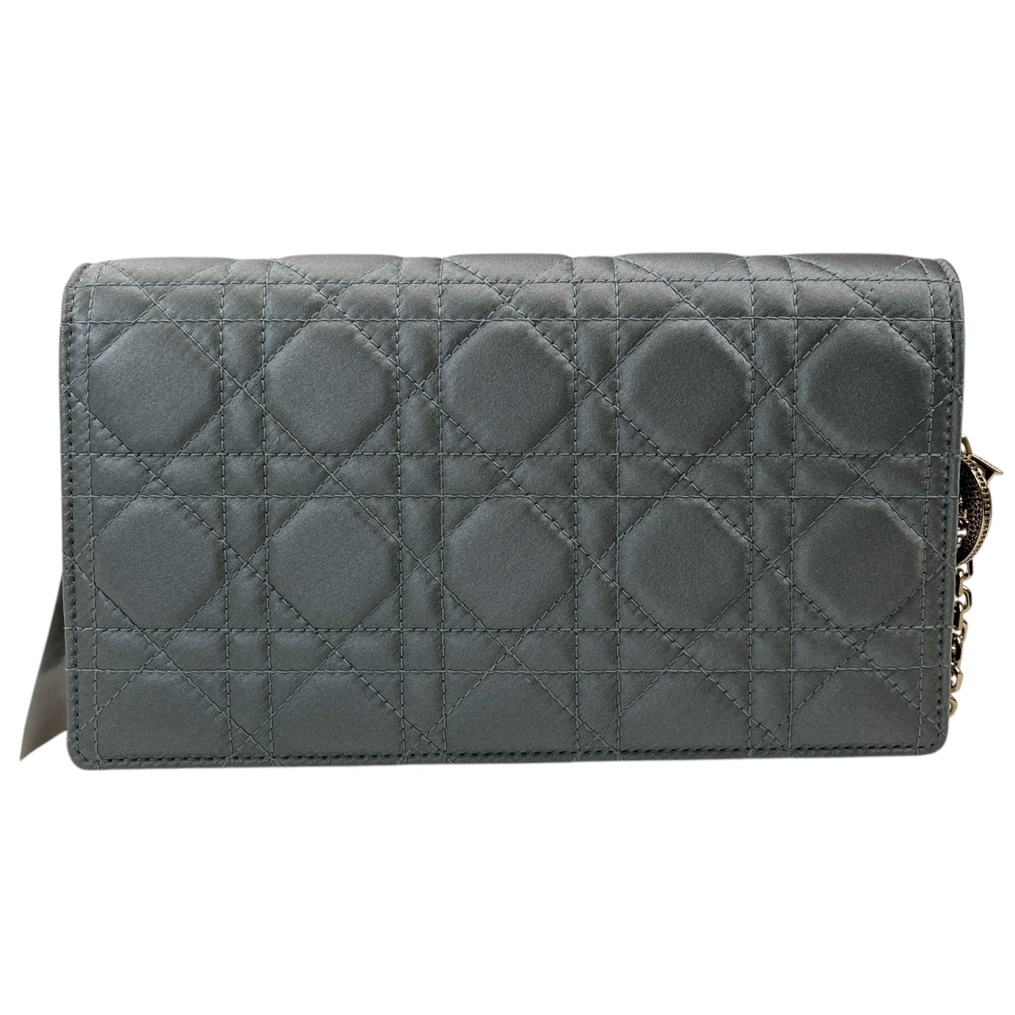 Women's Lady Dior Pouch With Chain Bag Grey