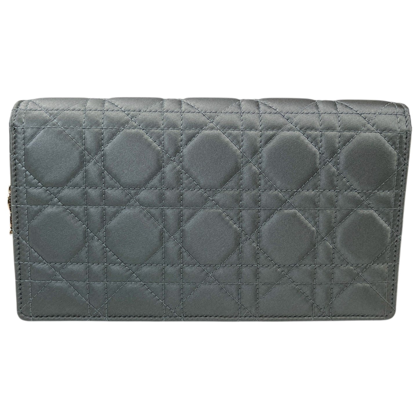 Women's Lady Dior Pouch With Chain Bag Grey