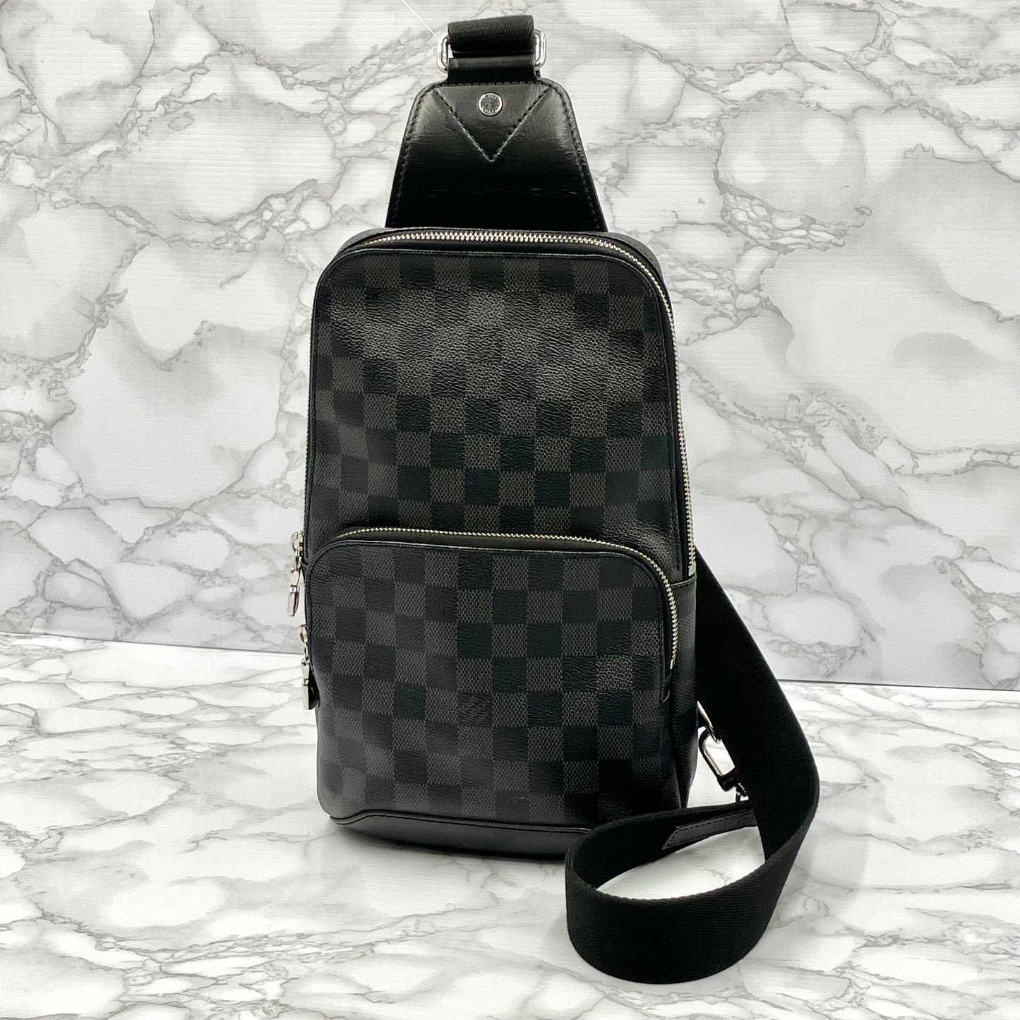 LOUIS VUITTON Graphite Avenue Sling Bag
