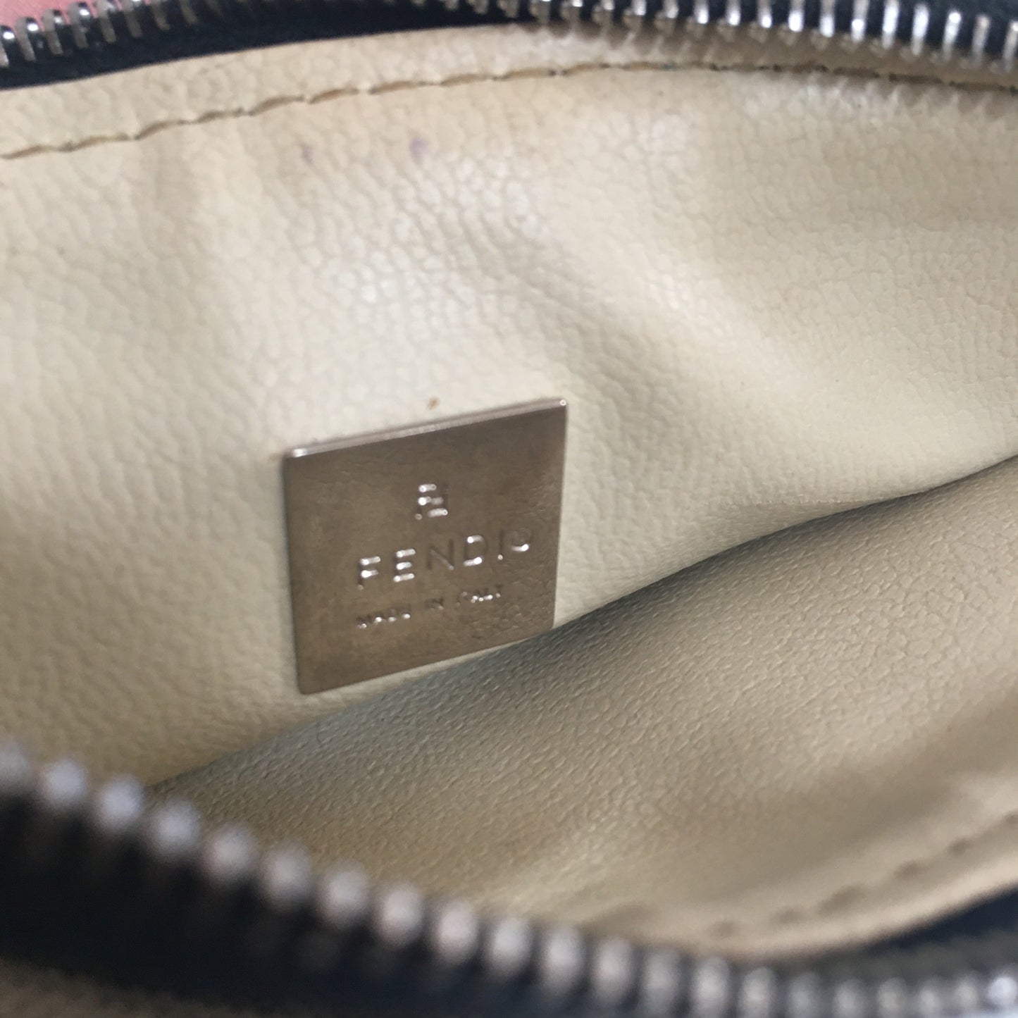 FENDI Shoulder Bag in Blue Fabric