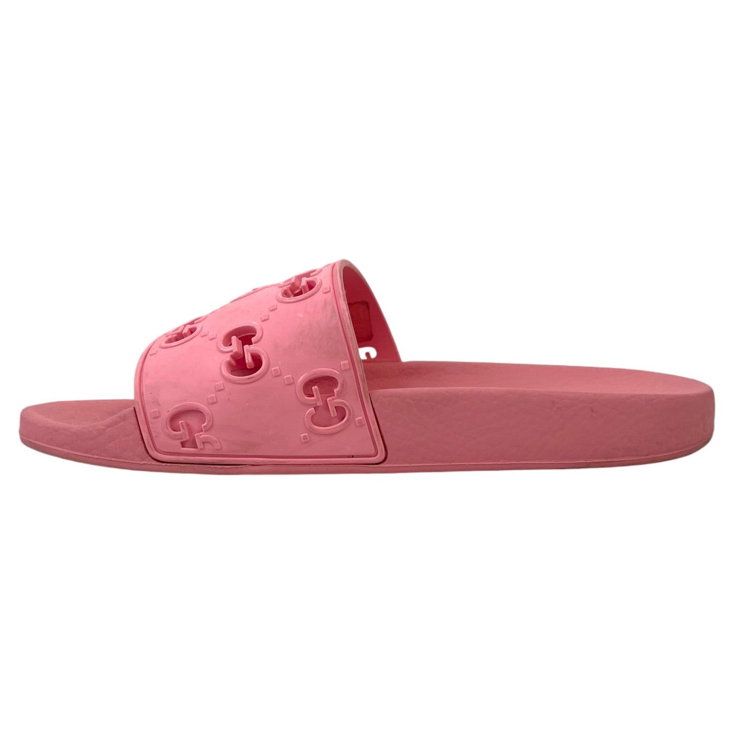 Women's Gg Cutout Monogram Slides Pink Size EU 36 / UK 3