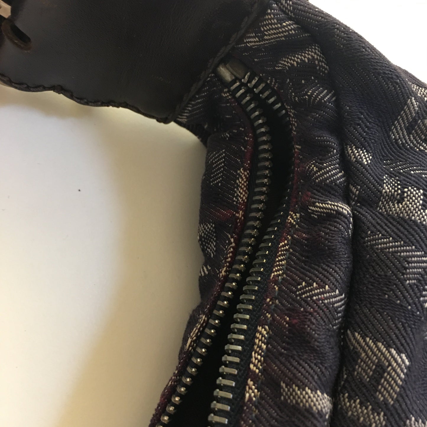 FENDI Shoulder Bag in Blue Fabric