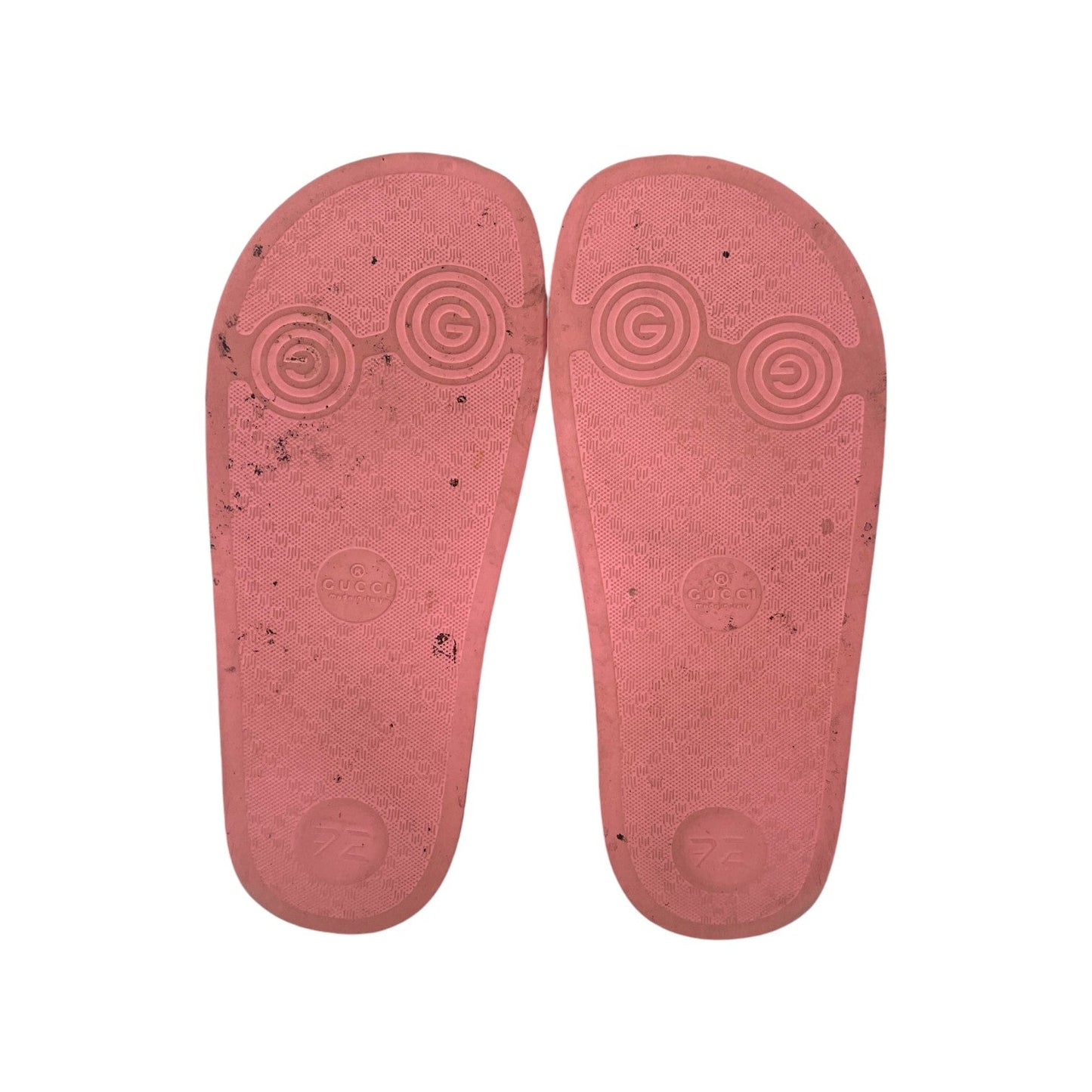 Women's Gg Cutout Monogram Slides Pink Size EU 36 / UK 3