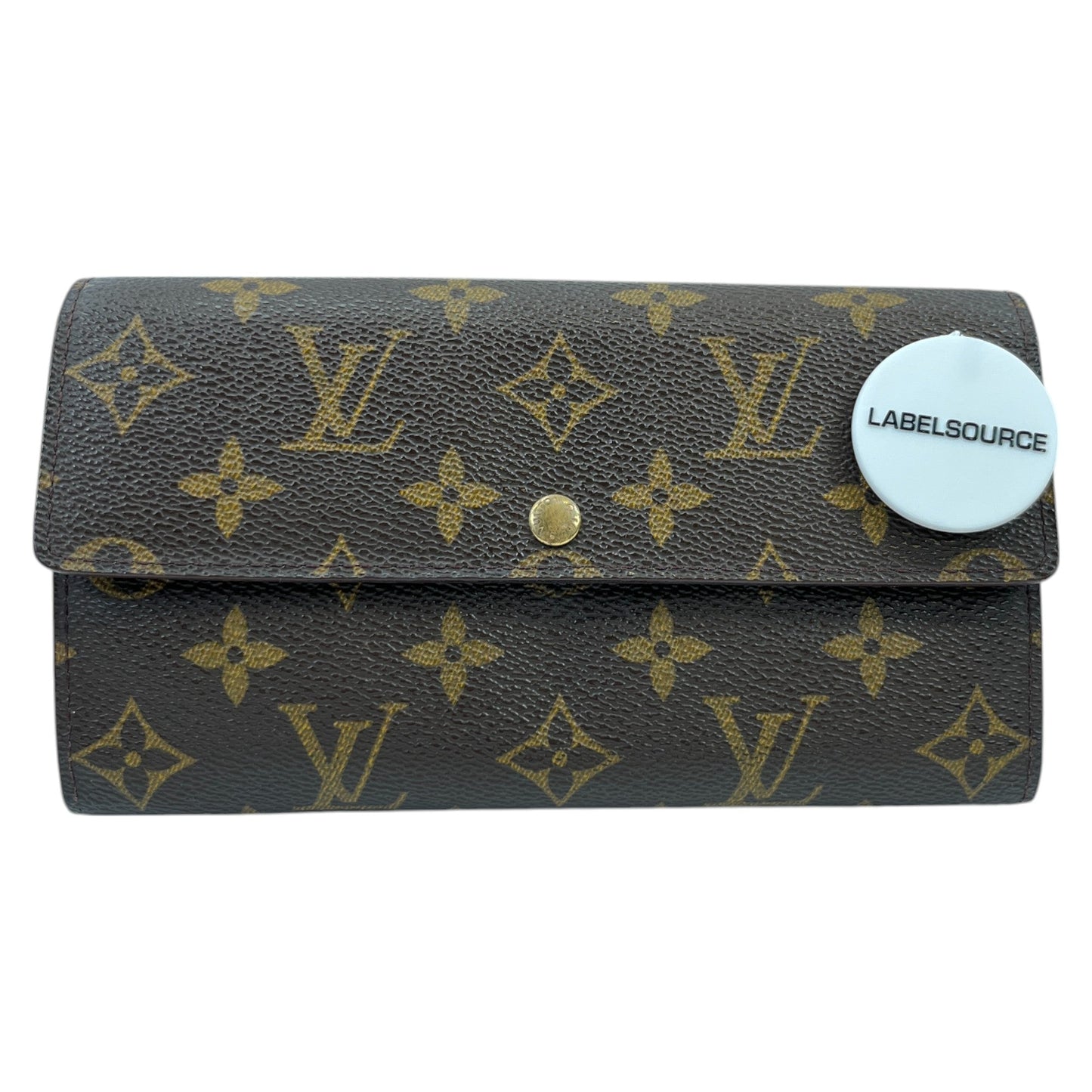 Women's Vintage Monogram Wallet Brown