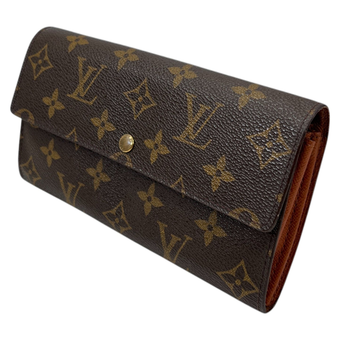 Women's Vintage Monogram Wallet Brown