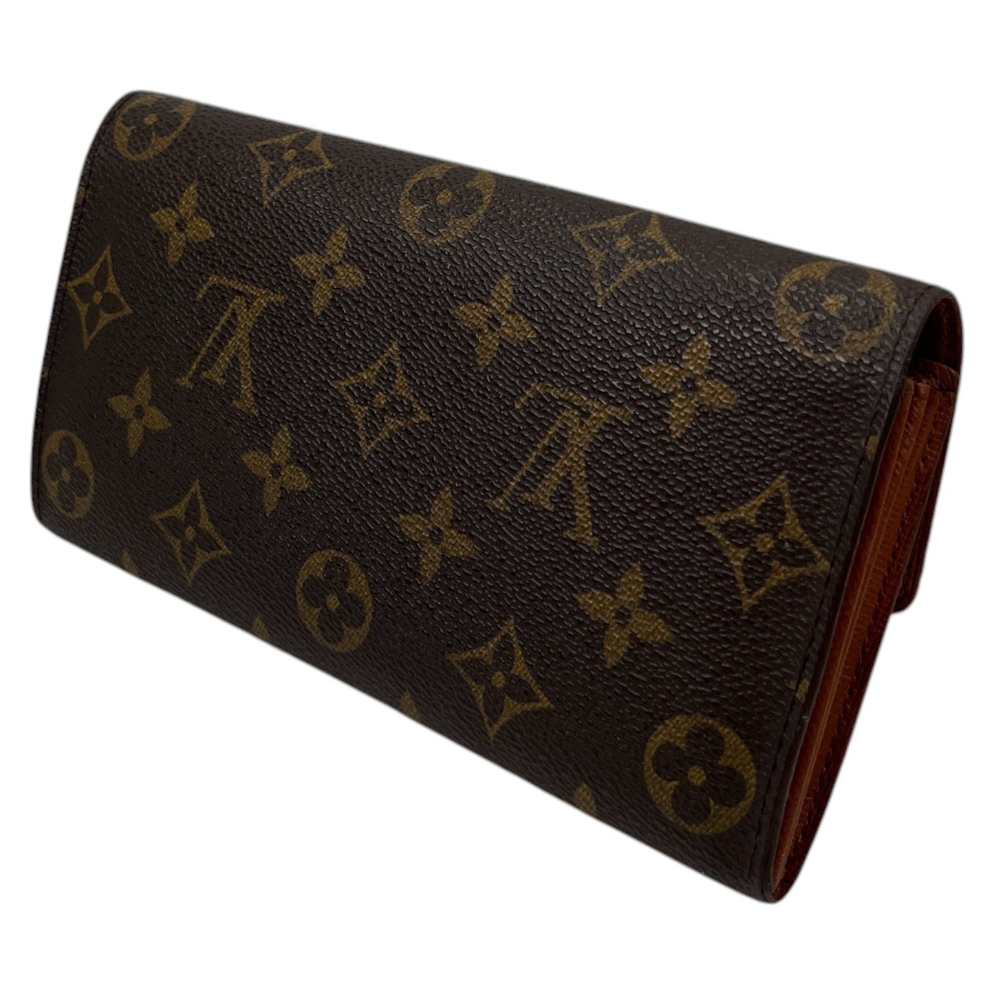 Women's Vintage Monogram Wallet Brown