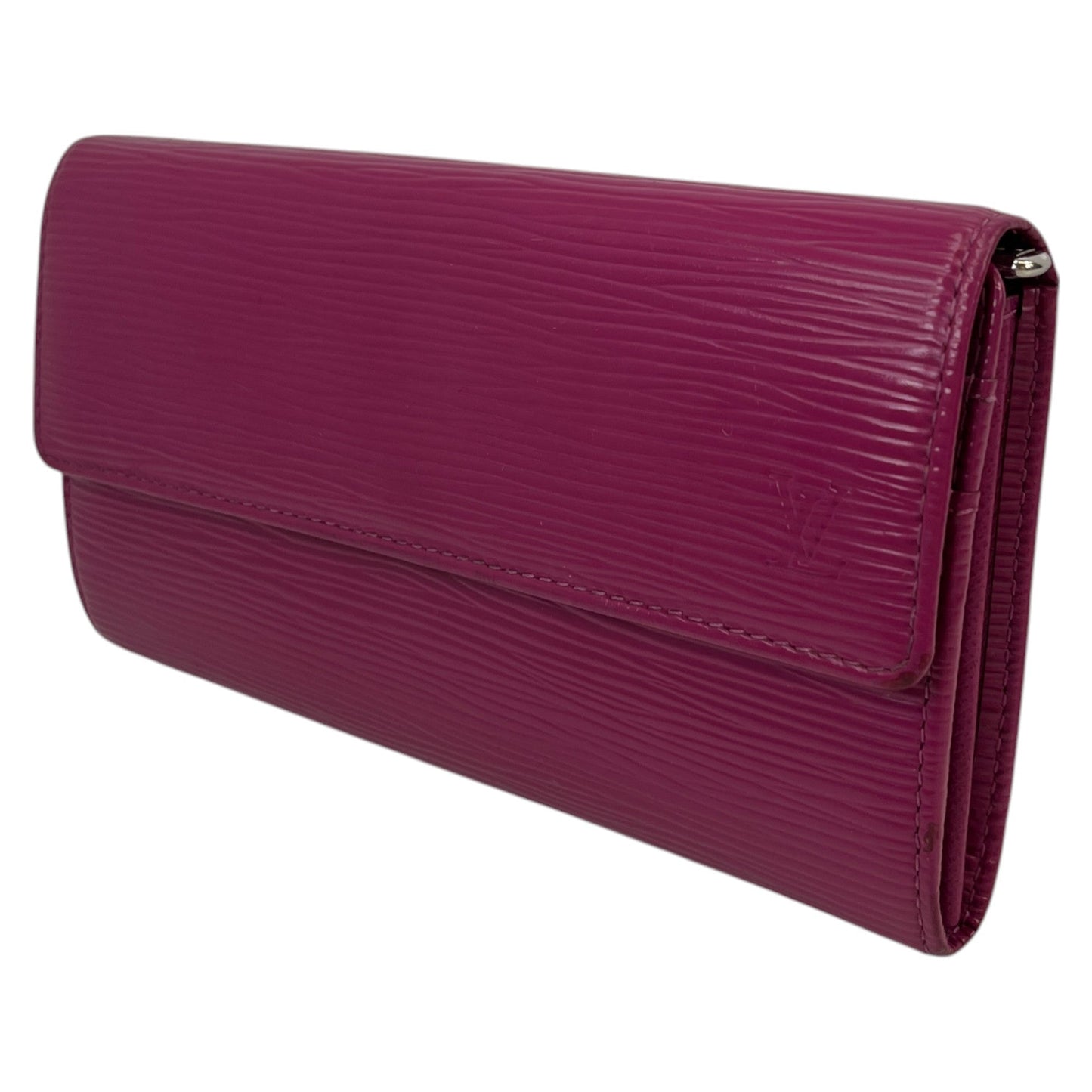 Women's Epi Leather Sarah Wallet Pink