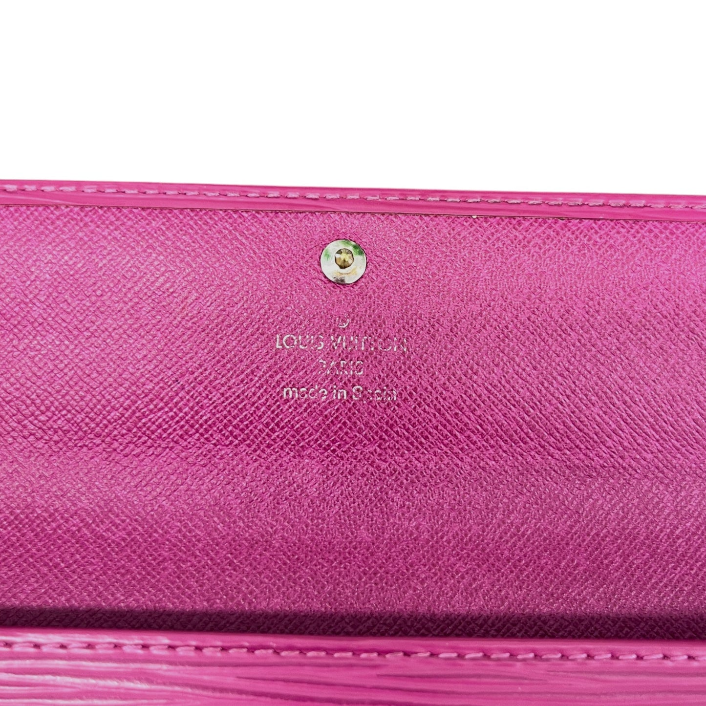 Women's Epi Leather Sarah Wallet Pink