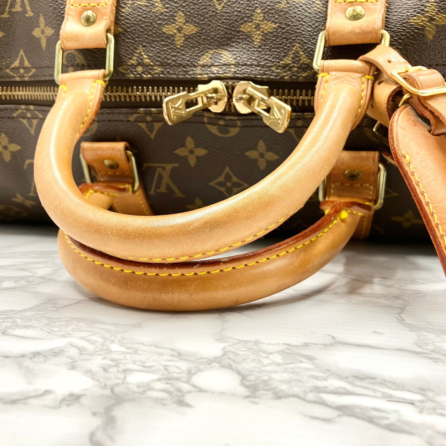 LOUIS VUITTON Monogram Keepall 50 Bandoliere