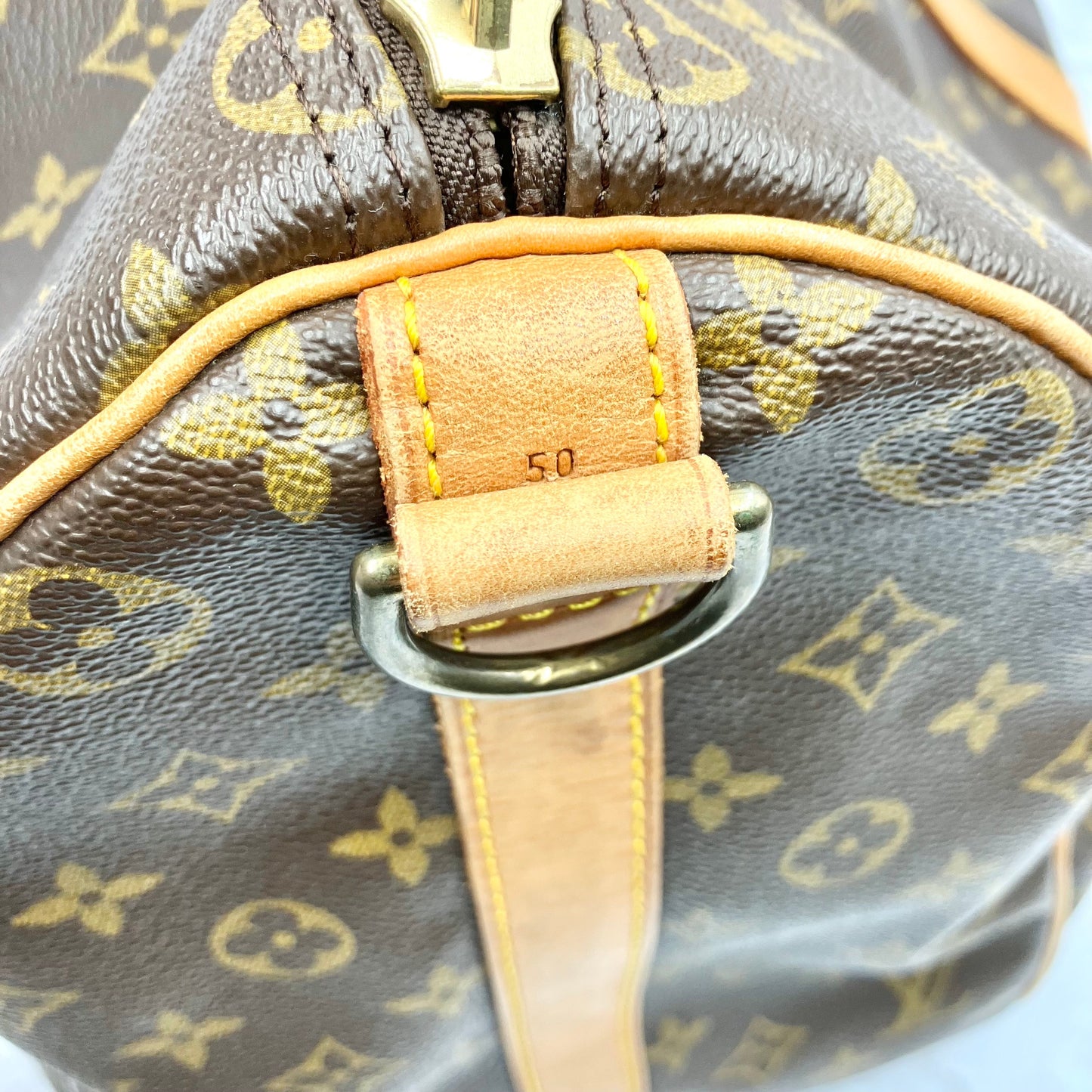 LOUIS VUITTON Monogram Keepall 50 Bandoliere