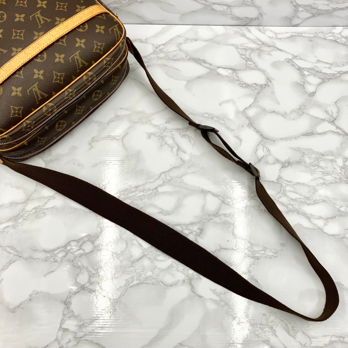 LOUIS VUITTON Monogram Reporter PM