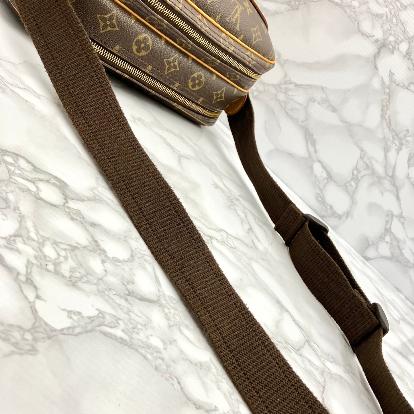 LOUIS VUITTON Monogram Reporter PM