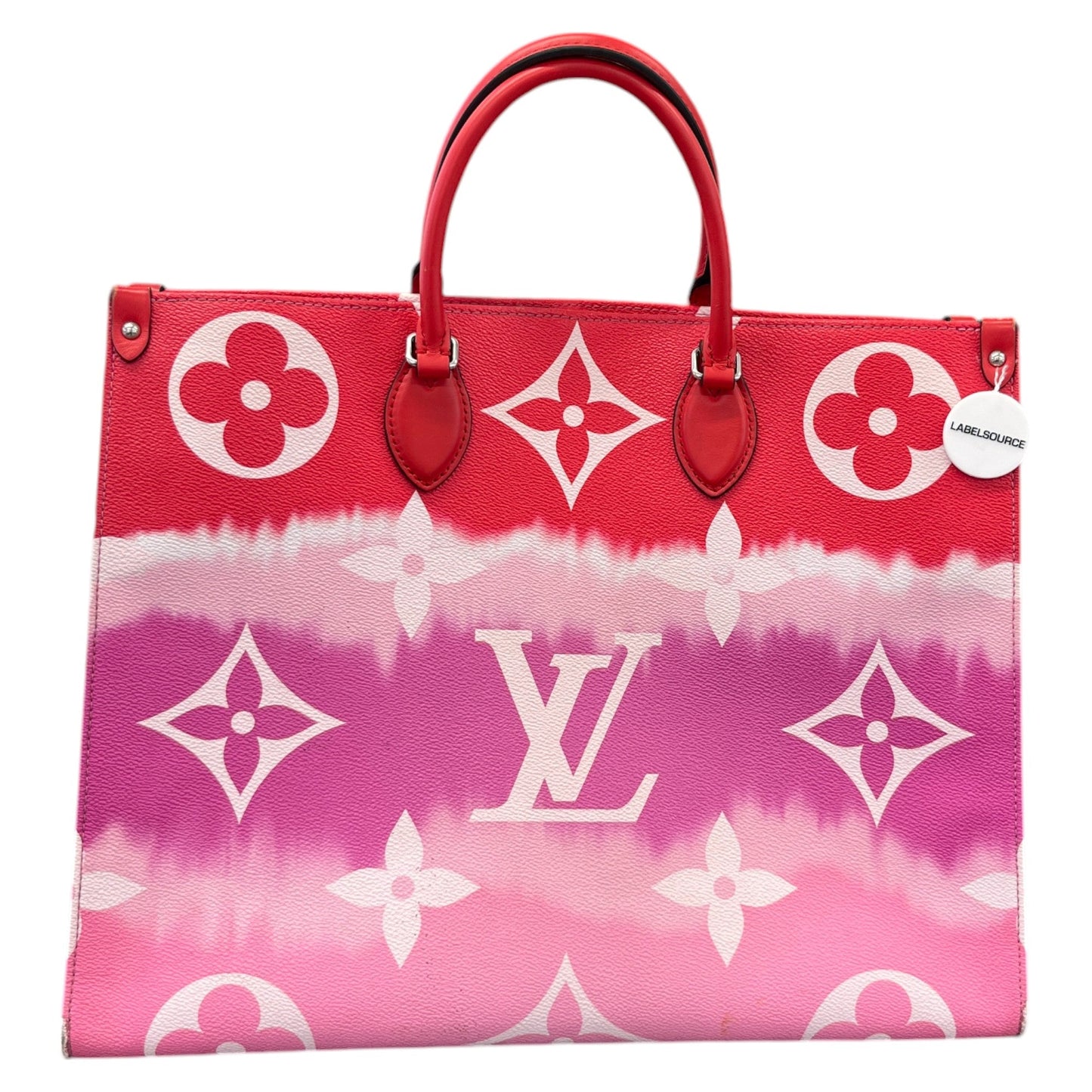 Women's Escale Monogram Onthego Gm Tote Bag Red