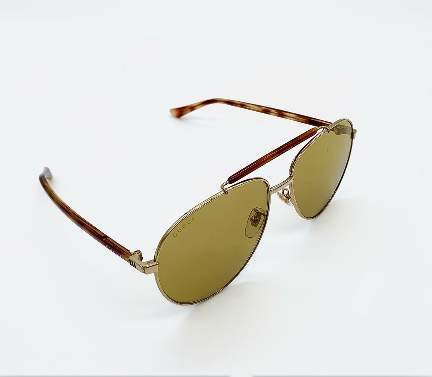 GUCCI AVIATOR SUNGLASSES GG0014S