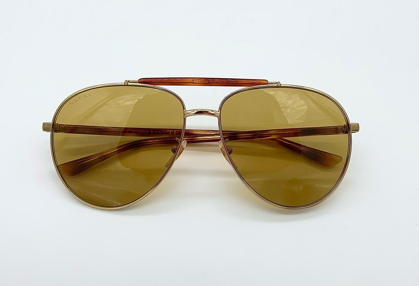 GUCCI AVIATOR SUNGLASSES GG0014S