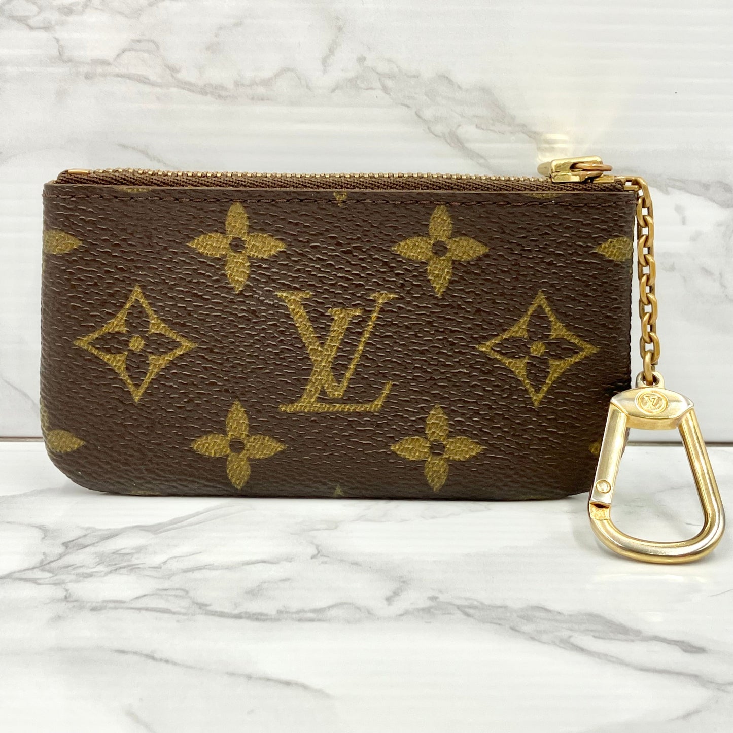 LUIS VUITTON Monogram Pochette Clé