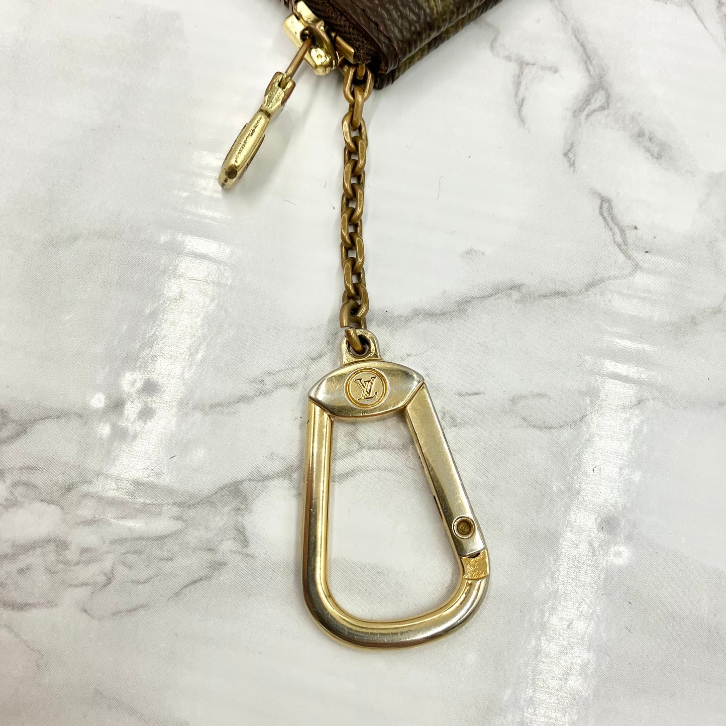 LUIS VUITTON Monogram Pochette Clé