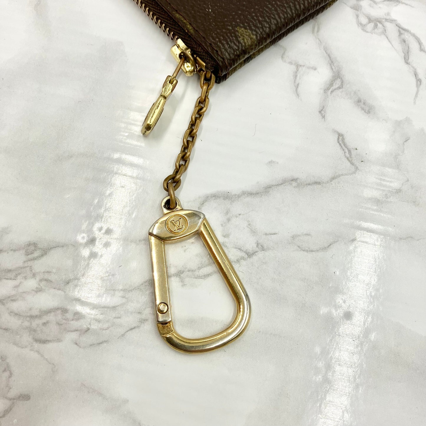 LUIS VUITTON Monogram Pochette Clé
