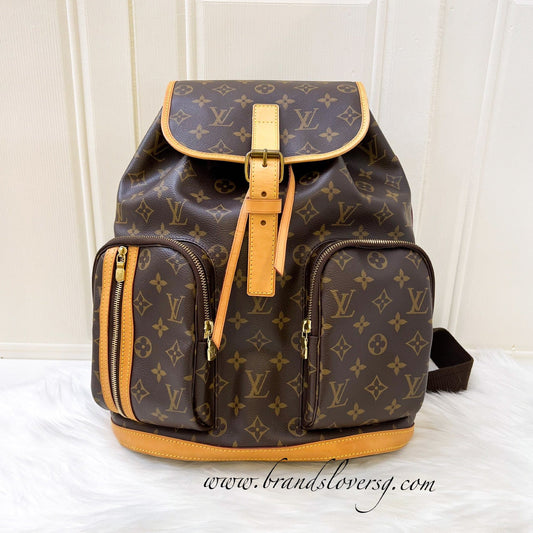 LV Sac A Dos Bosphore Large Backpack in Monogram Canvas and GHW