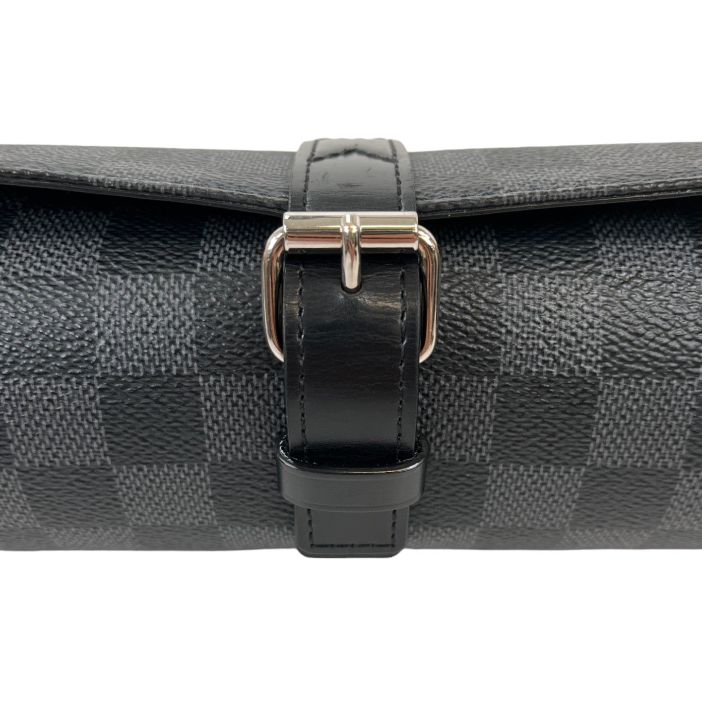 Men's Damier 3 Watch Case Black