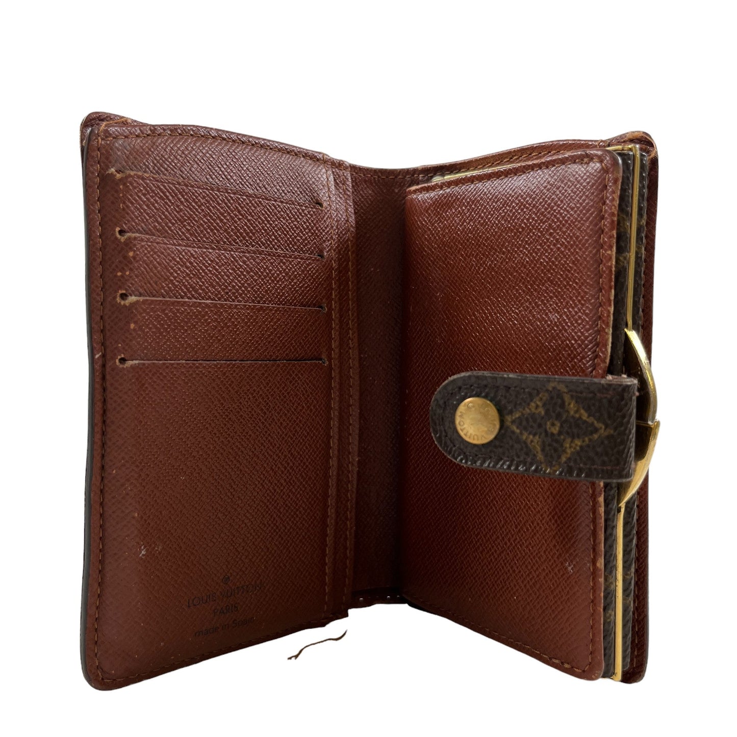 Women's Vintage Monogram Wallet Brown