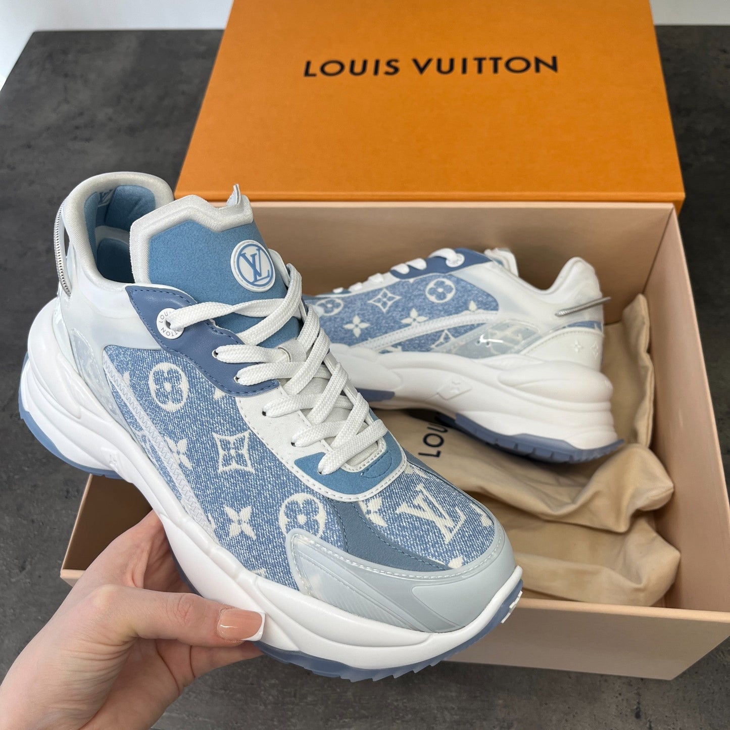 Women's Run 55 Low Trainers Blue Size EU 40 / UK 7