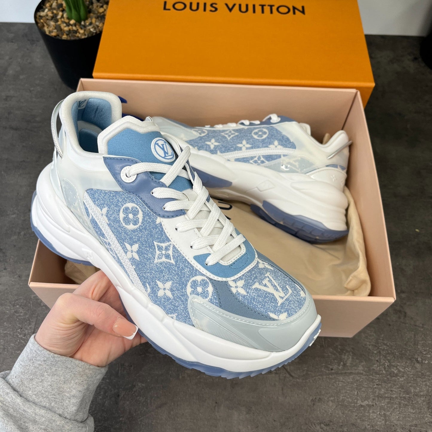 Women's Run 55 Low Trainers Blue Size EU 40 / UK 7