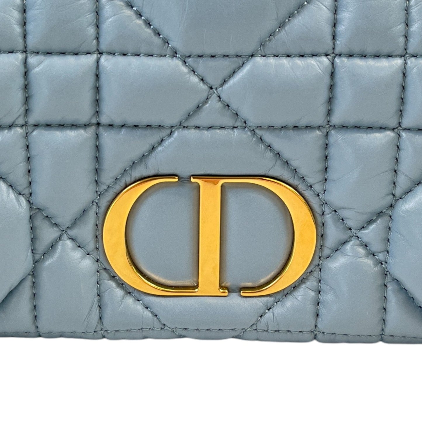 Women's Caro Pouch Calf Handbag Blue