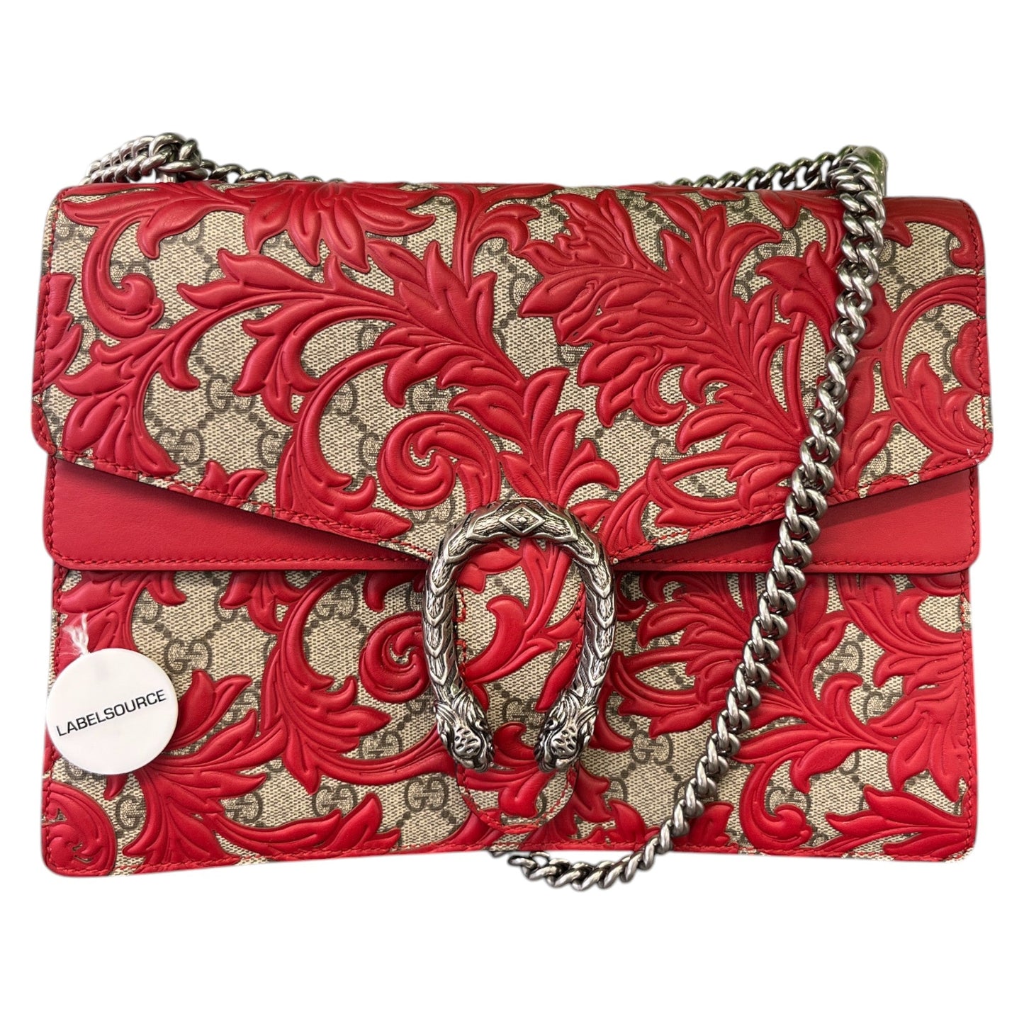 Women's Gg Arabesque Dionysus Bag Red