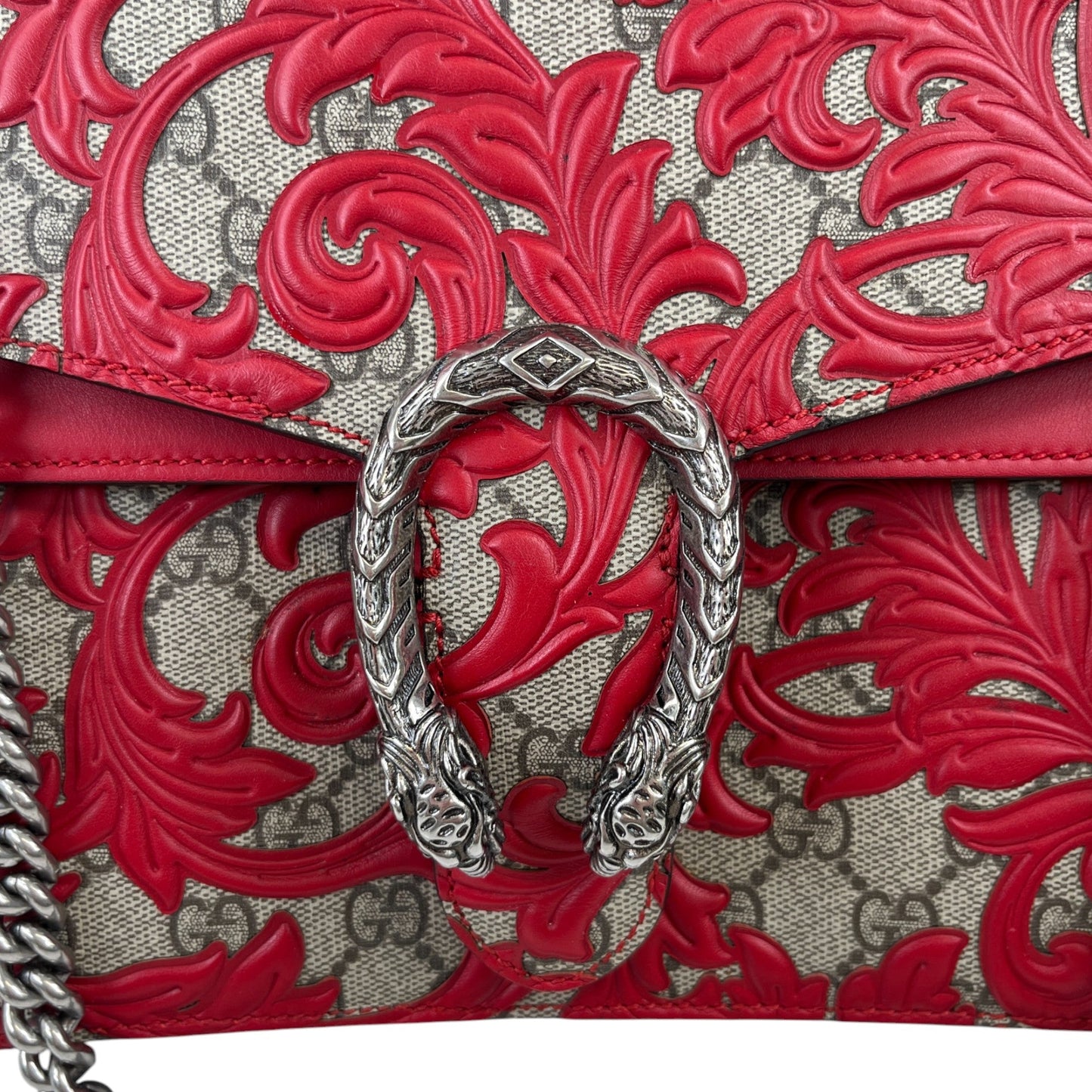 Women's Gg Arabesque Dionysus Bag Red