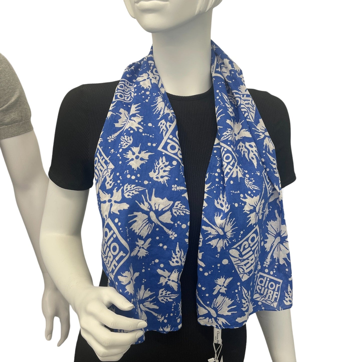 Women's Vintage Surf Scarf Blue