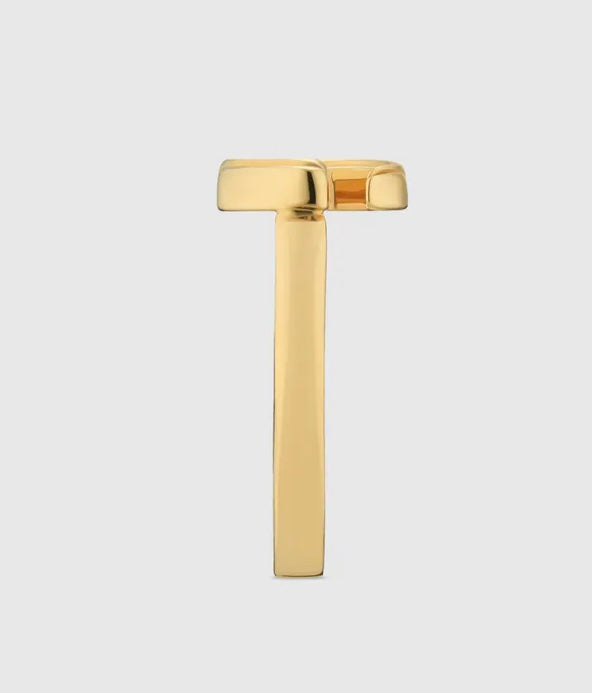 GUCCI GG RUNNING YELLOW GOLD RING