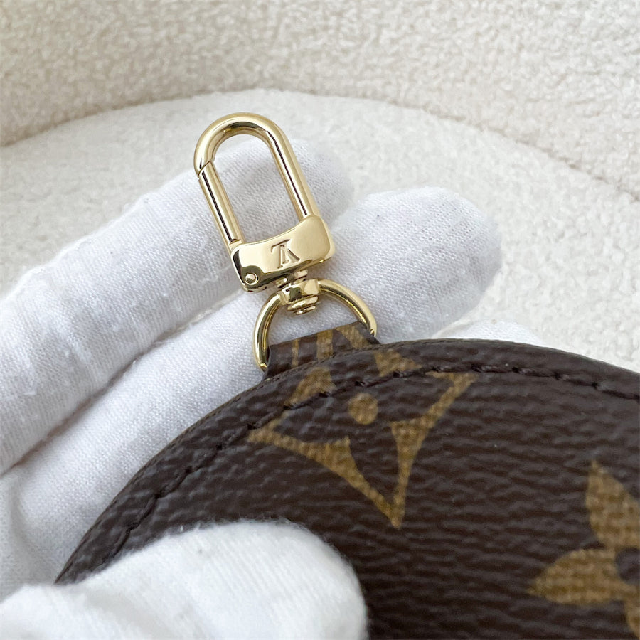 LV Multi Pochette Accessoires MPA Round Pouch in Monogram Canvas GHW