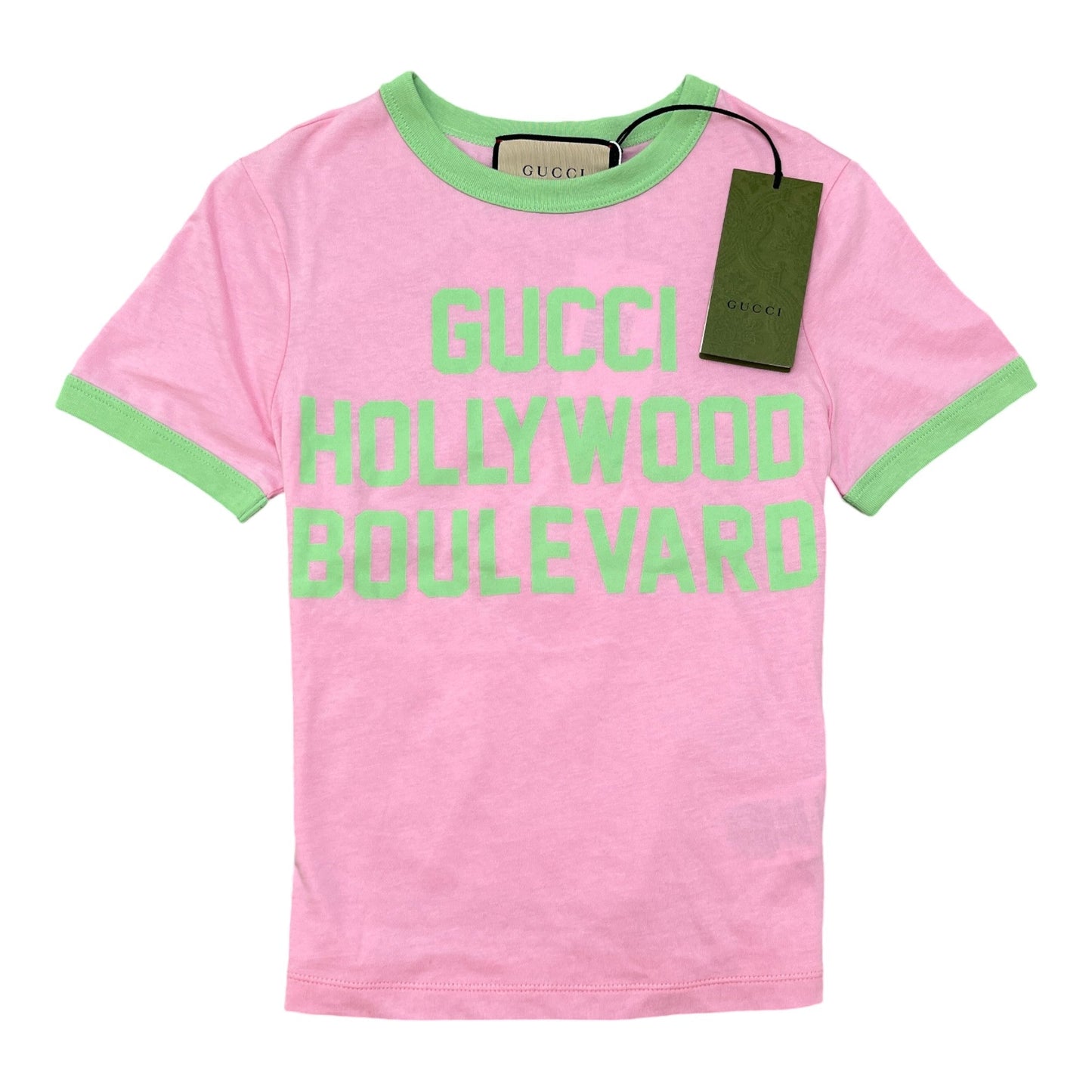 Women's Hollywood Logo T-Shirt Pink Size XXS