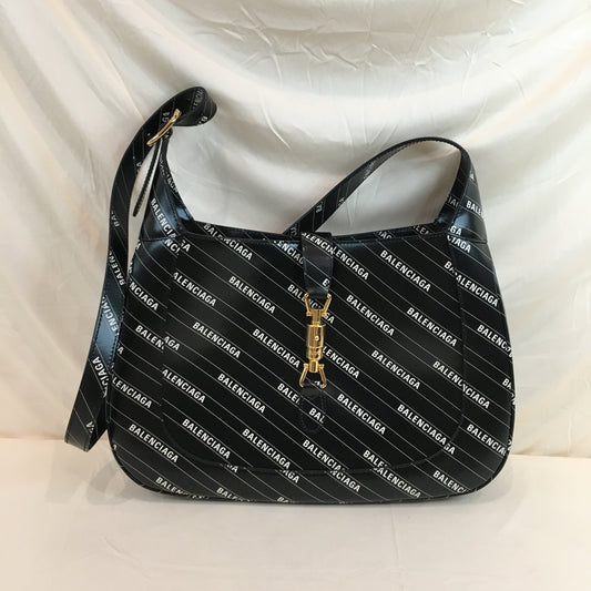 Gucci x Balenciaga The Hacker Project Jackie 1961 Hobo Printed Leather Medium Sku# 70045