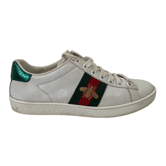 Women's Ace Embroidered Bee Low Trainers White Size EU 34.5 / UK 1.5