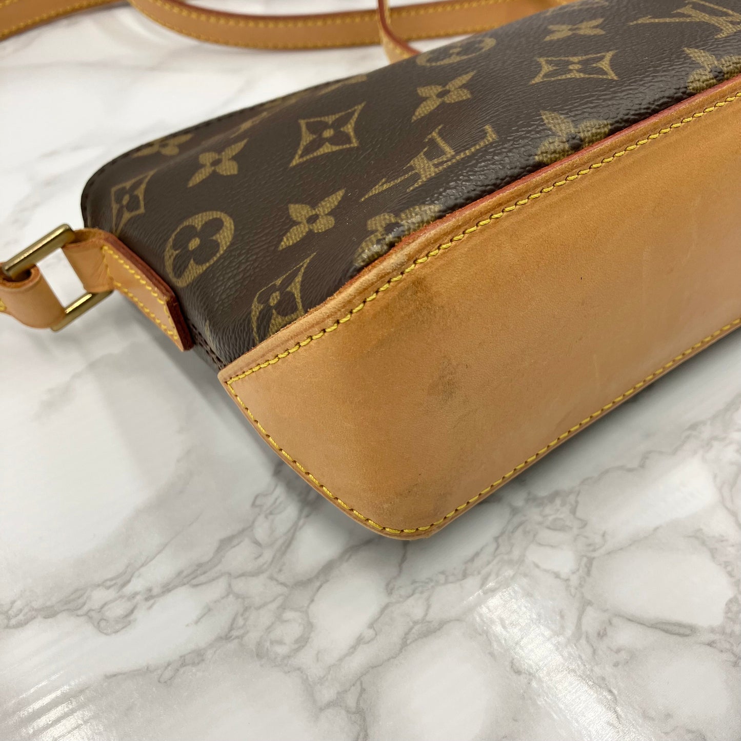 LOUIS VUITTON Trotter monogram shoulder bag