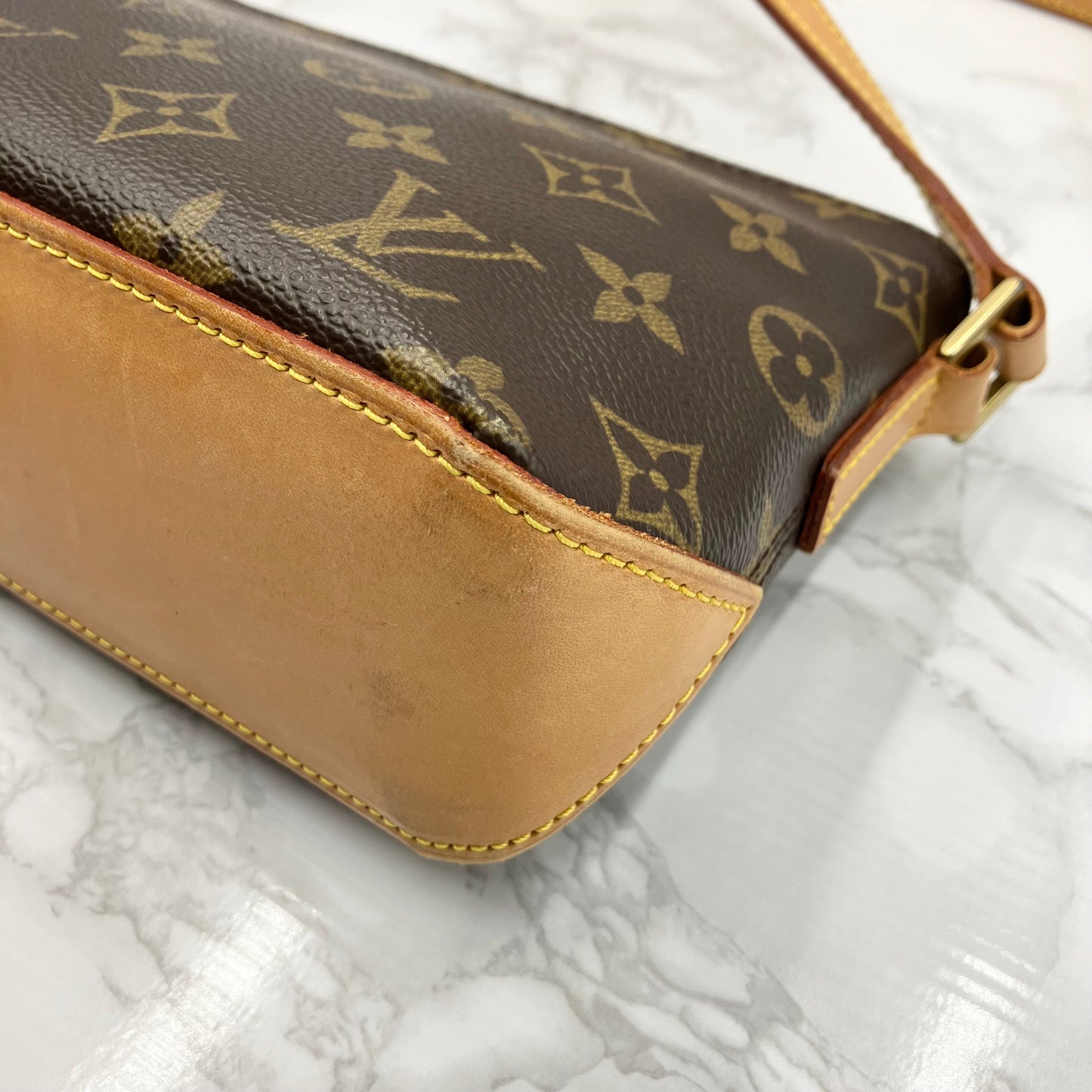 LOUIS VUITTON Trotter monogram shoulder bag