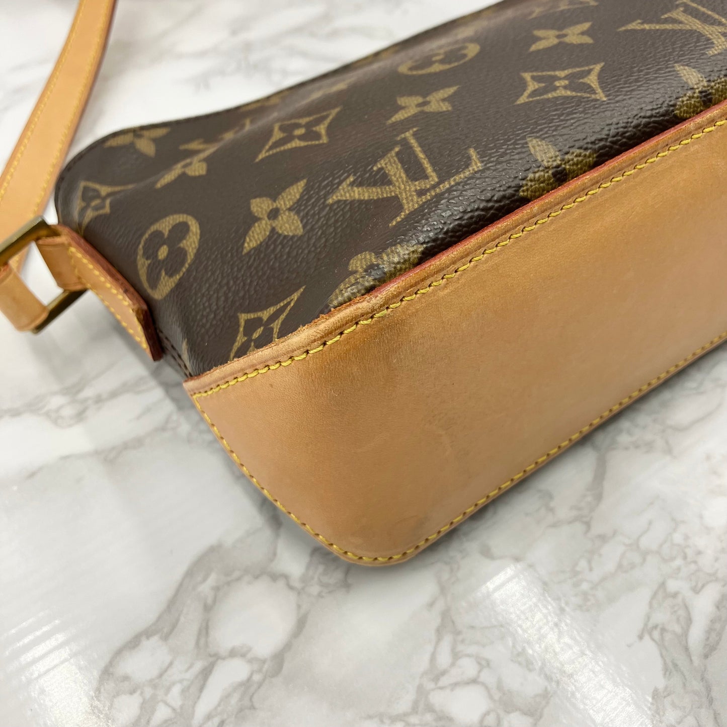 LOUIS VUITTON Trotter monogram shoulder bag