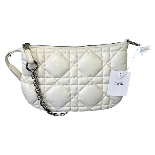 Women's Quilted Caro Tulip Handbag White