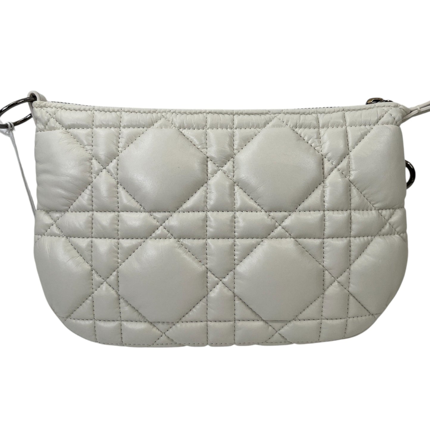 Women's Quilted Caro Tulip Handbag White